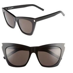 Saint Laurent Kate 55mm Cat Eye Sunglasses